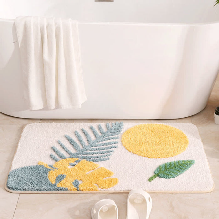 Ownkoti Rural Water Absorbent Non-slip Bath Mat
