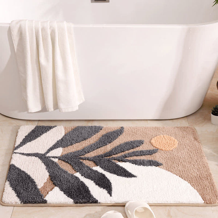 Ownkoti Rural Water Absorbent Non-slip Bath Mat