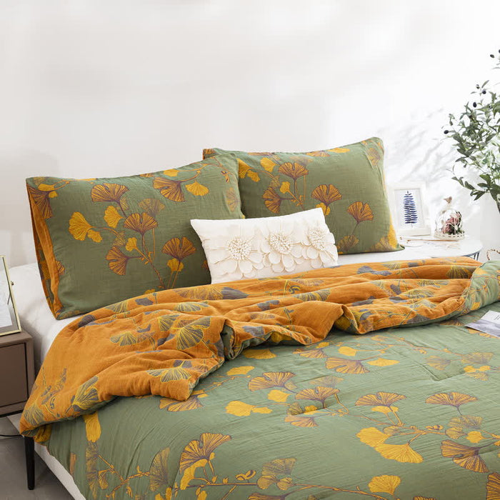 2pcs Pillowcases / Green & Yellow / 20" x 26"