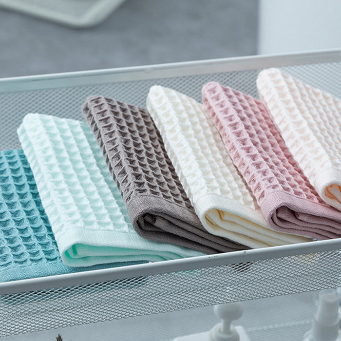 Simple Cotton Waffle Weave Towel (3PCS)