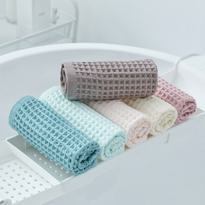 Simple Cotton Waffle Weave Towel (3PCS)