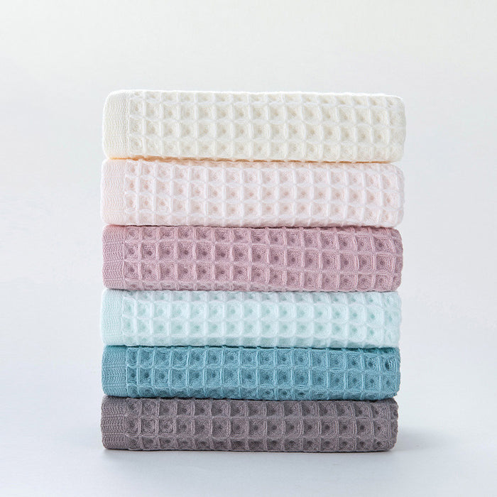 Simple Cotton Waffle Weave Towel (3PCS)