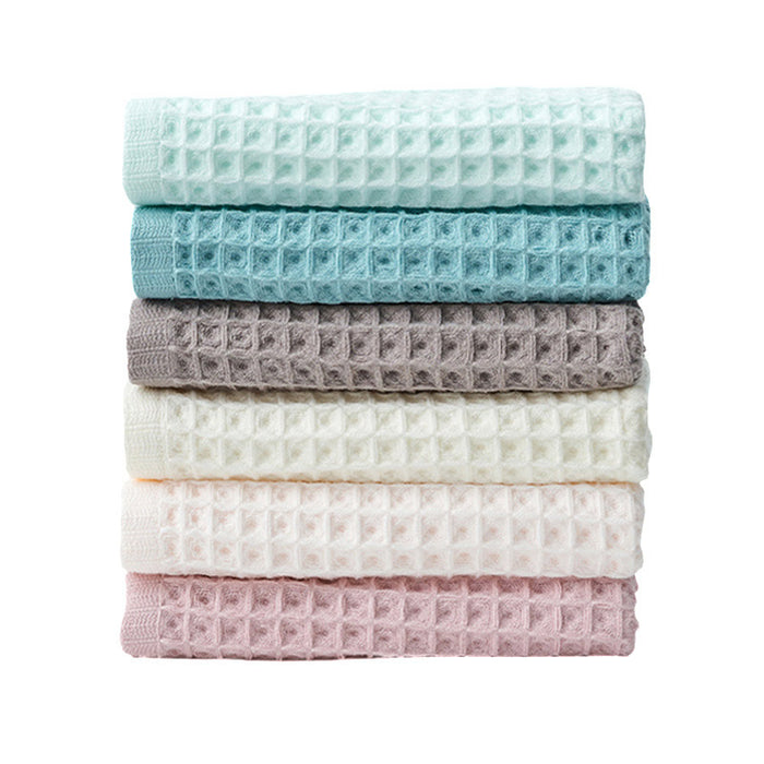 Simple Cotton Waffle Weave Towel (3PCS)