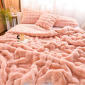 Ownkoti Simple Rabbit Velvet Thick Throw Blanket