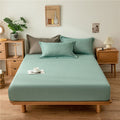 Ownkoti Solid Color Cotton Gauze Fitted Sheet