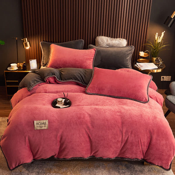 Red Bean Paste / Bedding Set(4PCS) / Queen