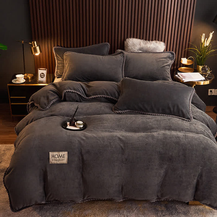Dark Gray / Bedding Set(4PCS) / Queen