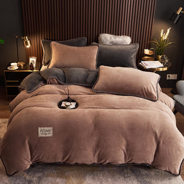 Brown / Bedding Set(4PCS) / Queen