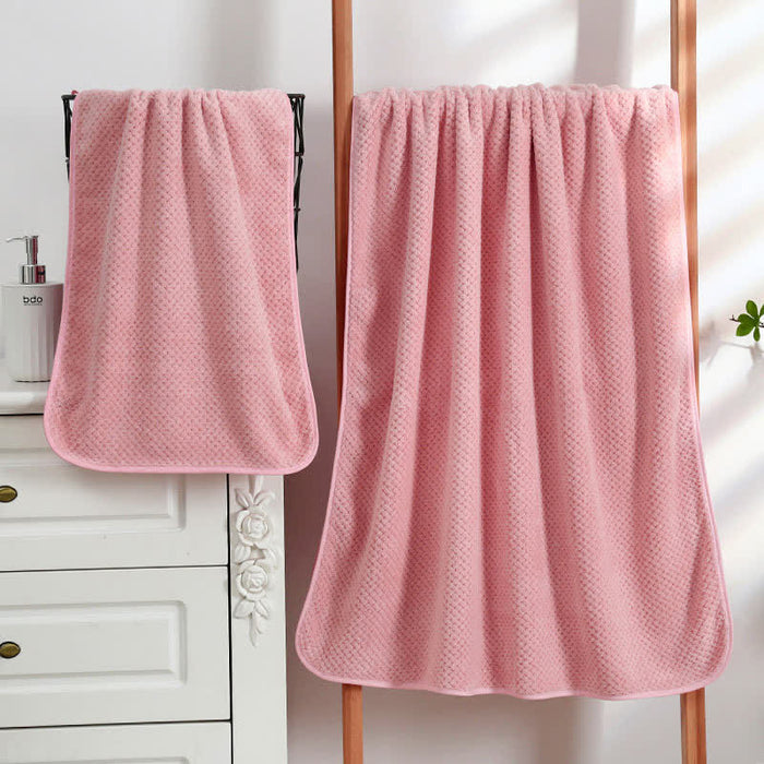 Ownkoti Solid Color Soft Breathable Bath Towel