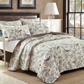 Ownkoti Spring Flower & Bird Quilt with Pillowcase
