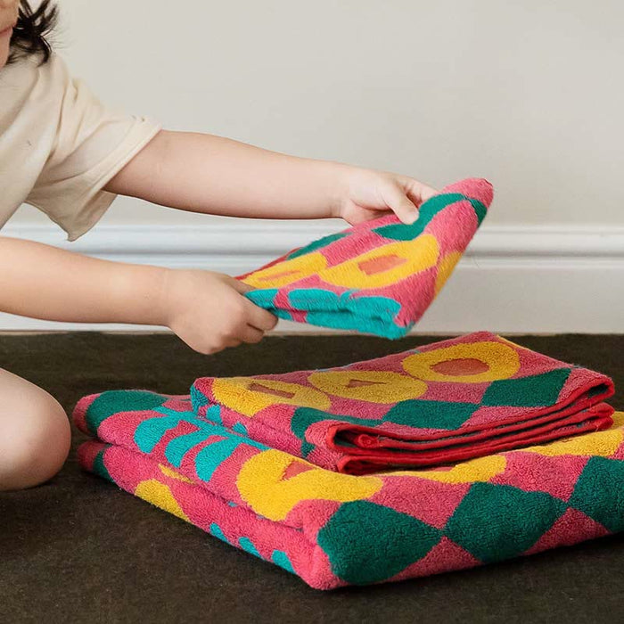 Ownkoti Stylish Flower Print Combed Cotton Towel - image 2