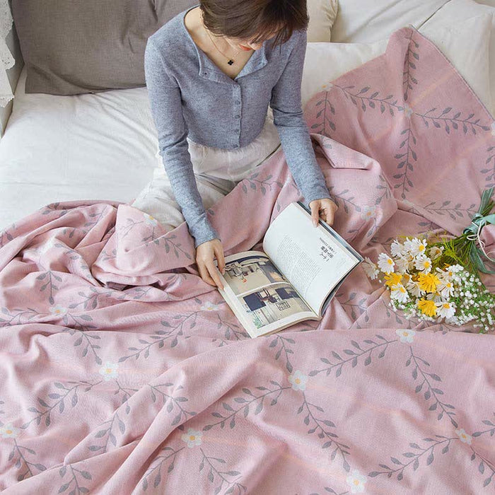 Ownkoti Thin Breathable Two Layers Reversible Quilt