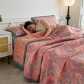 Ownkoti Three Layer Cotton Gauze Floral Quilt