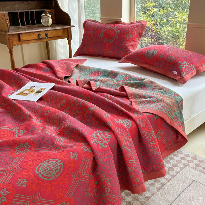 Three Layers Gauze Vintage Cotton Quilt - image 4