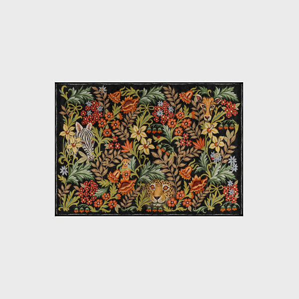 Ownkoti Tropical Jungle Washable Anti-slip Indoor Outdoor Rug - image 4