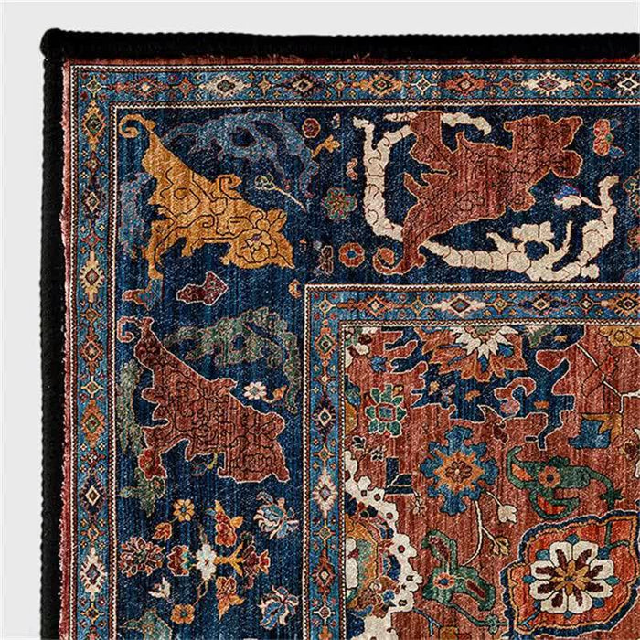 Ownkoti Vintage Ethnic Anti-slip Indoor Outdoor Rug