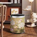 Ownkoti Vintage Floral Large Capacity Trash Bin - A - 9"W x 9"L x 10"H - image 2