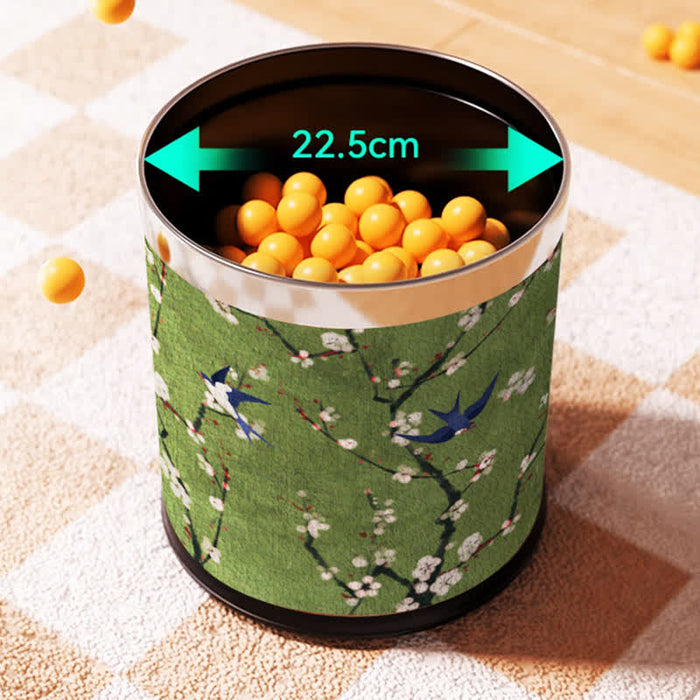 Ownkoti Vintage Floral Large Capacity Trash Bin - image 6