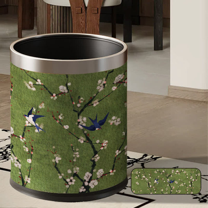 Ownkoti Vintage Floral Large Capacity Trash Bin - image 7