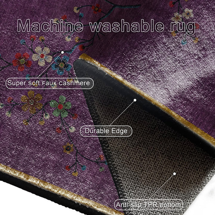Ownkoti Washable Natural Landscape Anti-slip Area Rug