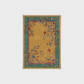 Ownkoti Washable Vintage Flower Anti-slip Area Rug