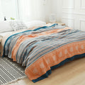 Wheat Ear Texture Cotton Reversible Quilt