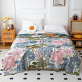 Woodland Cotton Gauze Tassel Quilt - King - image 1