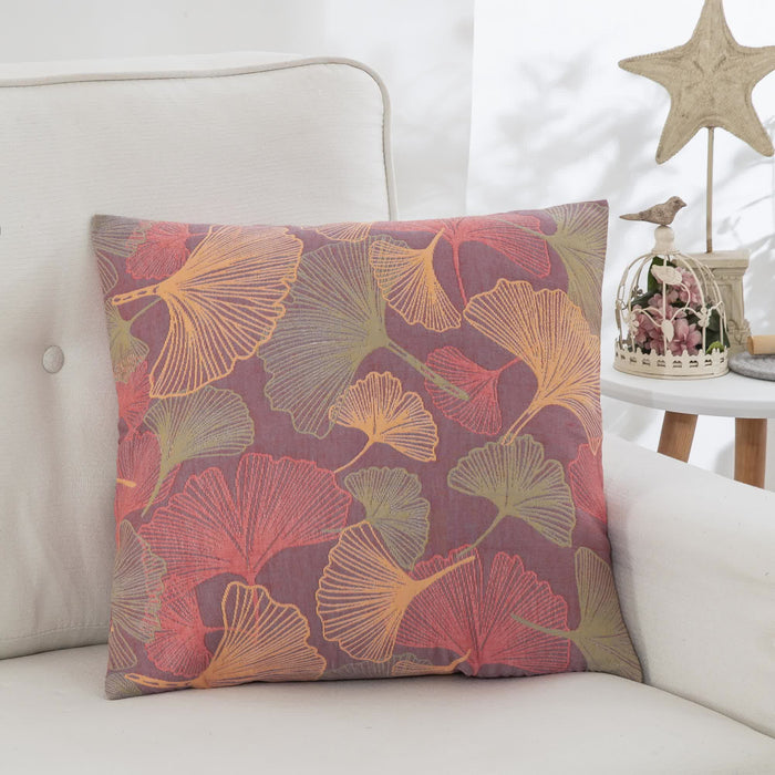 Ownkoti Yarn-dyed Ginkgo Leaf Cotton Gauze Pillowcases(2PCS) - image 7