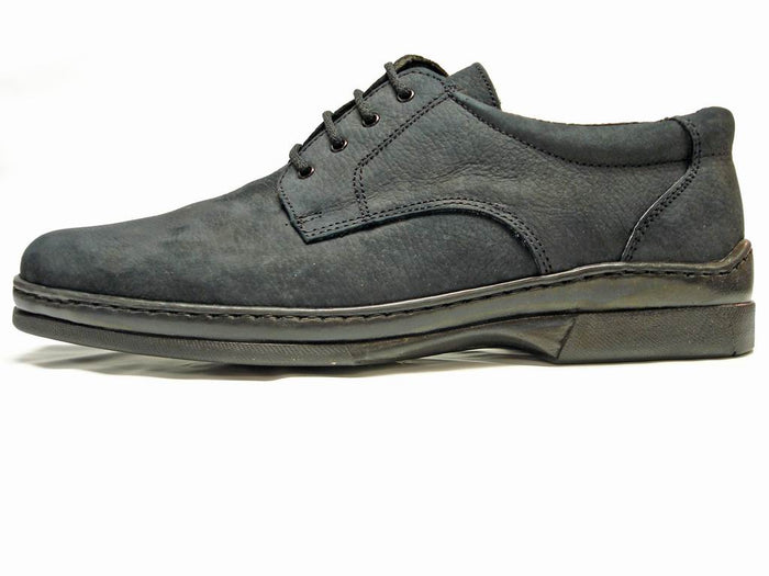 P-5059 Pantera Black Lace up Pinosos Made in Spain