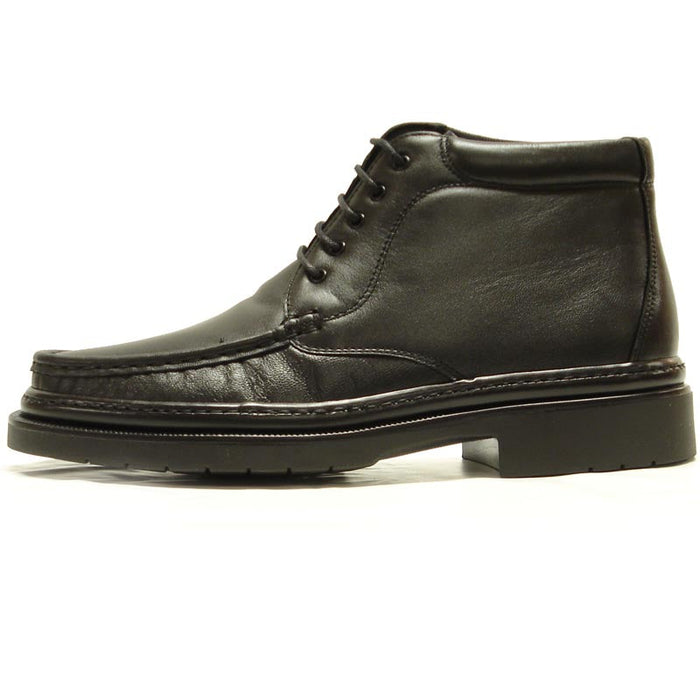 P-5246 Belka Black Leather Boot Lace up Pinosos Made in Spain