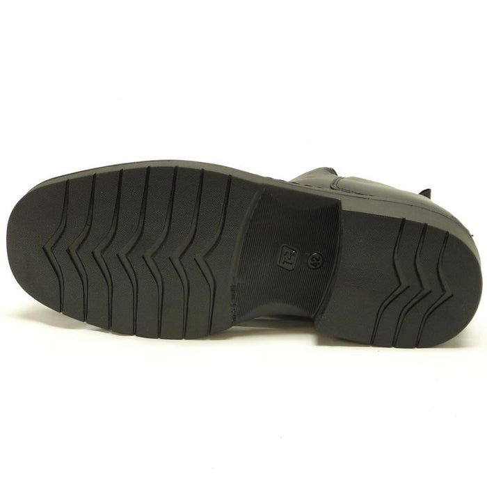 P-5692 Belka Black Leather Boot Pinosos Made in Spain