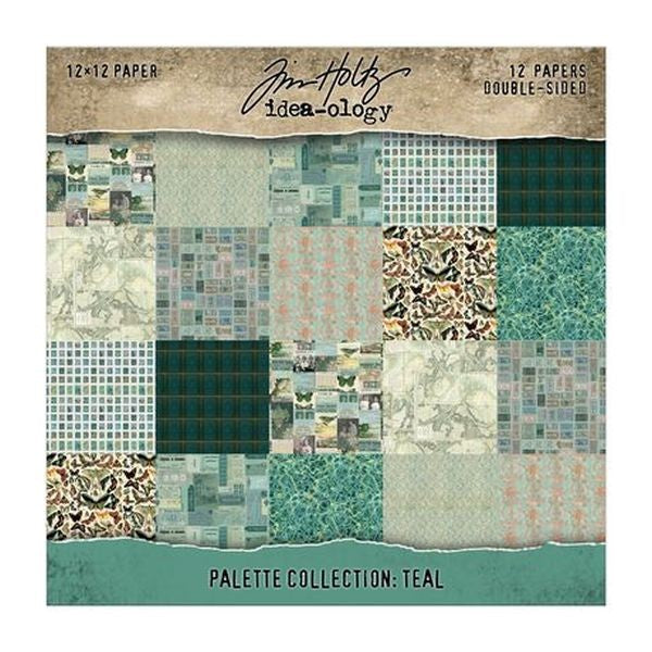 Palette Collection -  12x12 Paper Pad - Teal