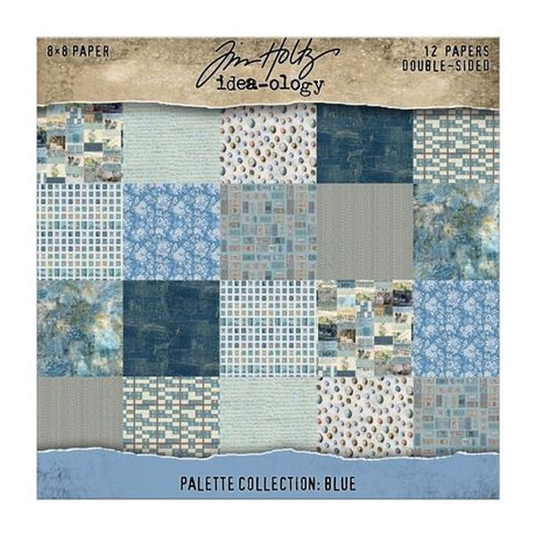 Palette Collection -  8x8 Paper Pad - Blue