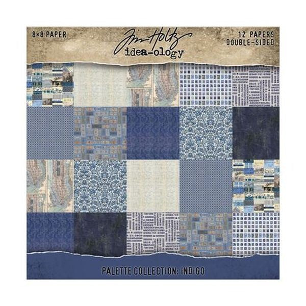 Palette Collection -  8x8 Paper Pad - Indigo