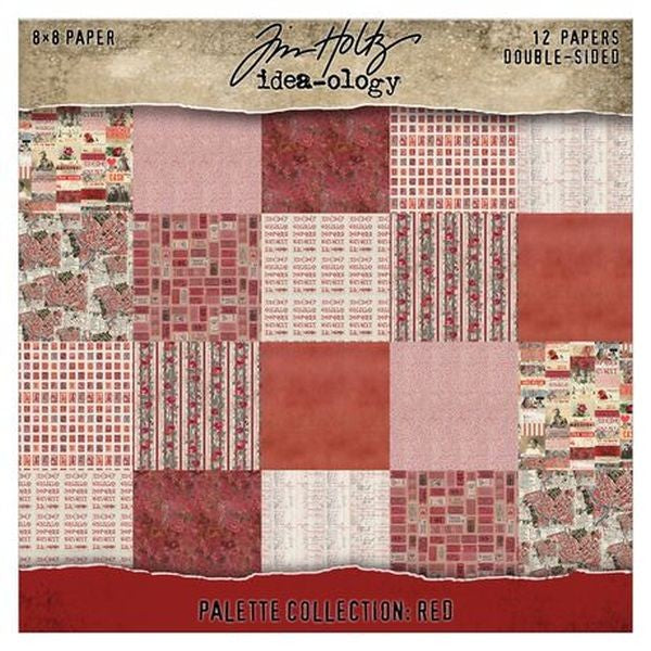 Palette Colletion -  8x8 Paper Pad - Red