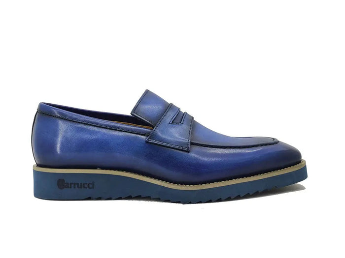 Patina Burnished Penny Loafer