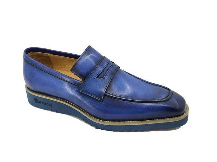 Patina Burnished Penny Loafer