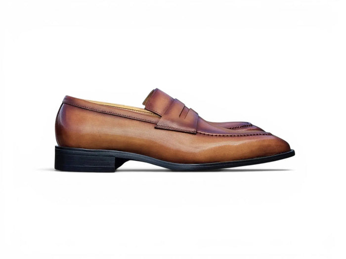 Patina Finished Penny Loafer