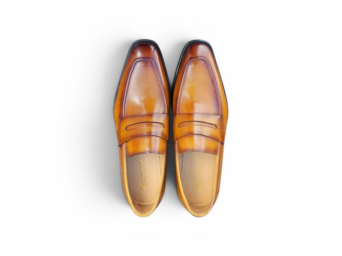 Patina Finished Penny Loafer