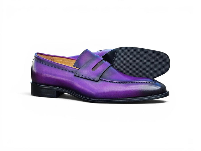 Patina Finished Penny Loafer