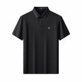 Perforated Collar Performance Polo – El Baron BLACK/SILVER