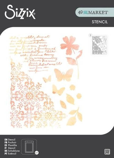 Petal Play - A4 Stencil