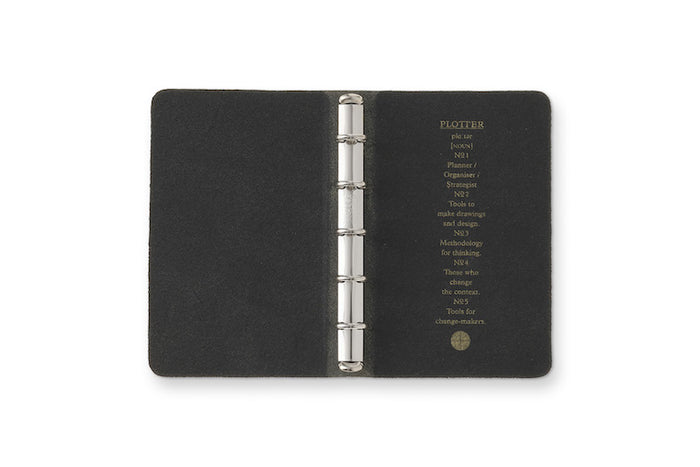 PLOTTER Liscio 5-Ring Leather Binder PLT5012 (Mini 5 Size)