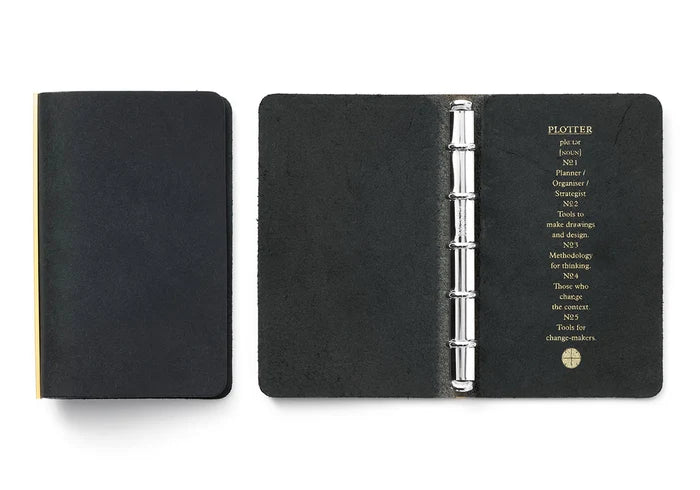PLOTTER Pueblo 5-Ring Leather Binder PLT5001 (Mini 5 Size)
