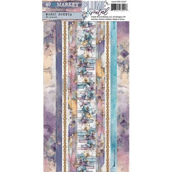 Plume & Petals - Washi Tape Sheets