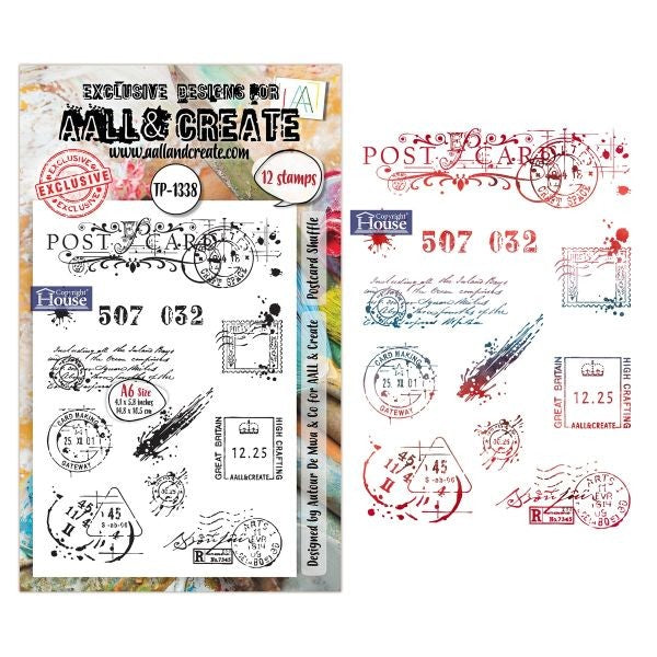 Postcard Shuffle - Clear Stamps