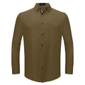 Power Move Button-Up Shirt KHAKI - Dudes Boutique