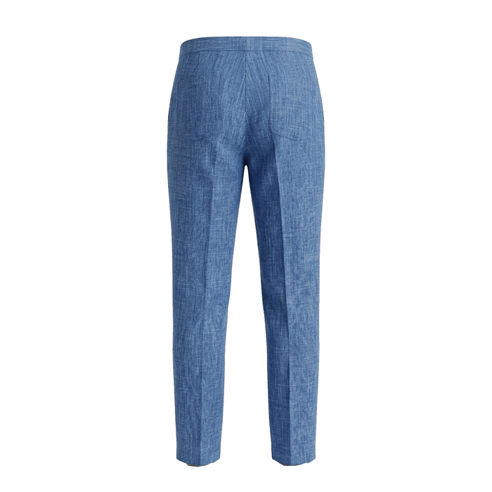 Prestige CD Blue Drawstring Linen Pants