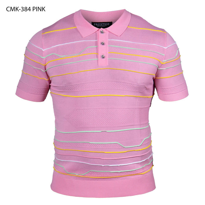 Prestige CMK-384 Pink Knit Shirt
