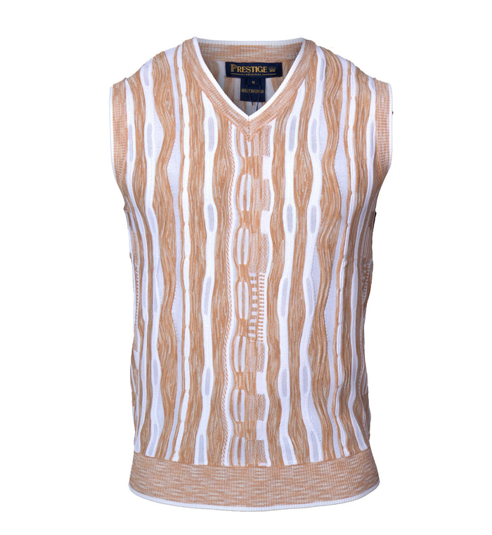 Prestige CMK-6028 Tan Knit Tank Top